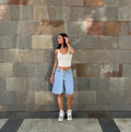 Bermuda Denim Celeste