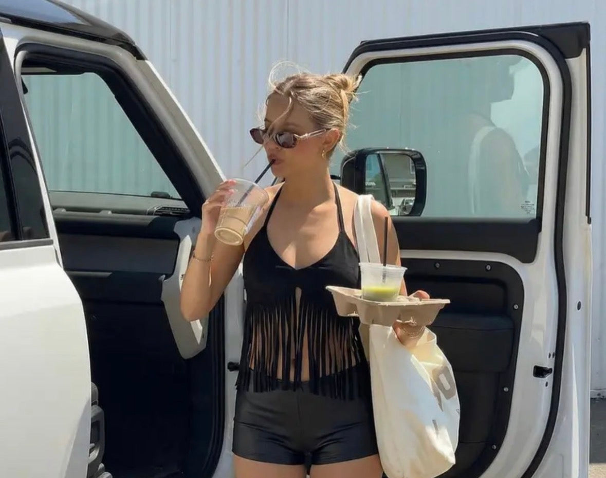 Top Boho Gamuza