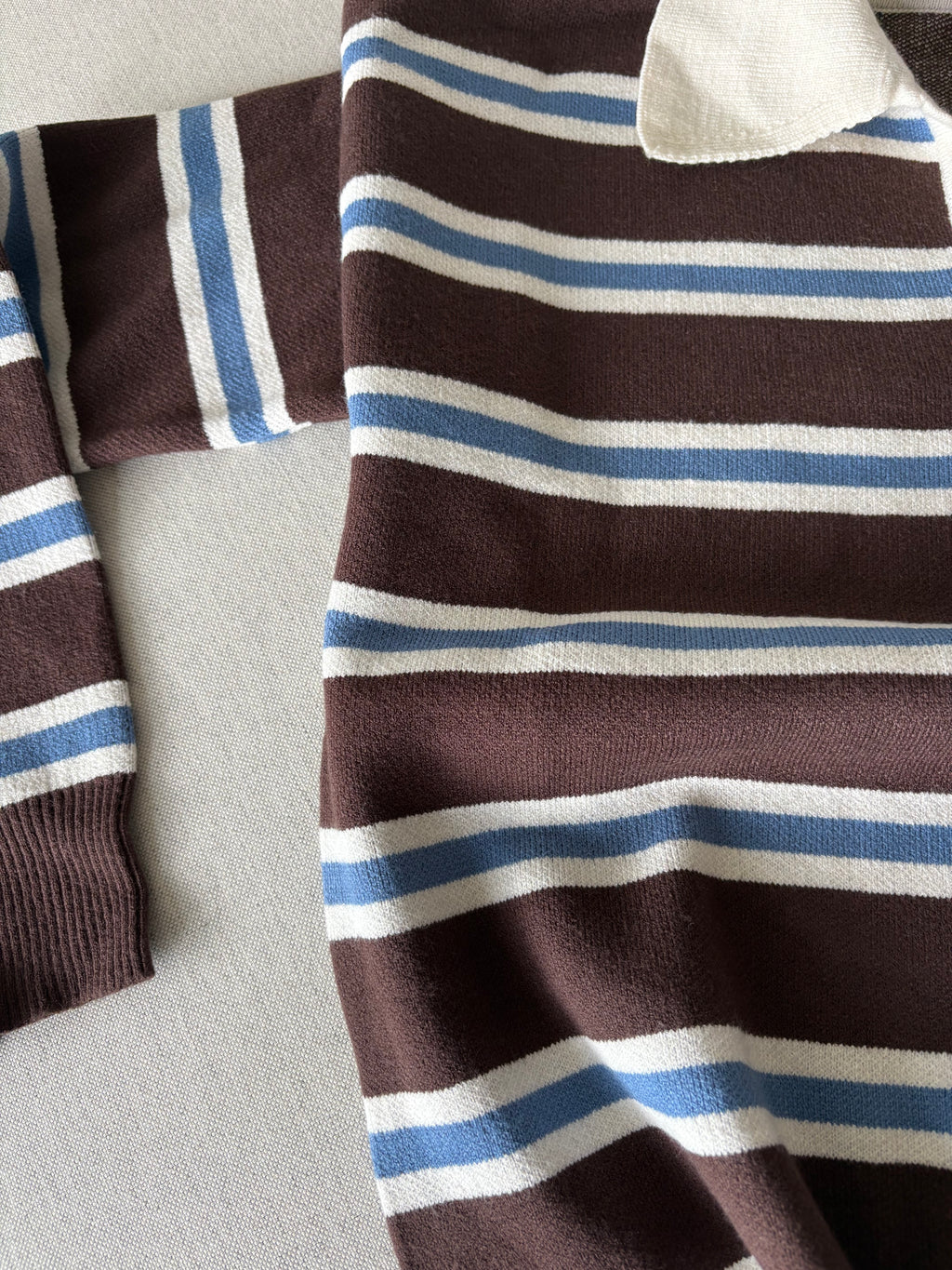 Sweater Polo Rayado Vintage