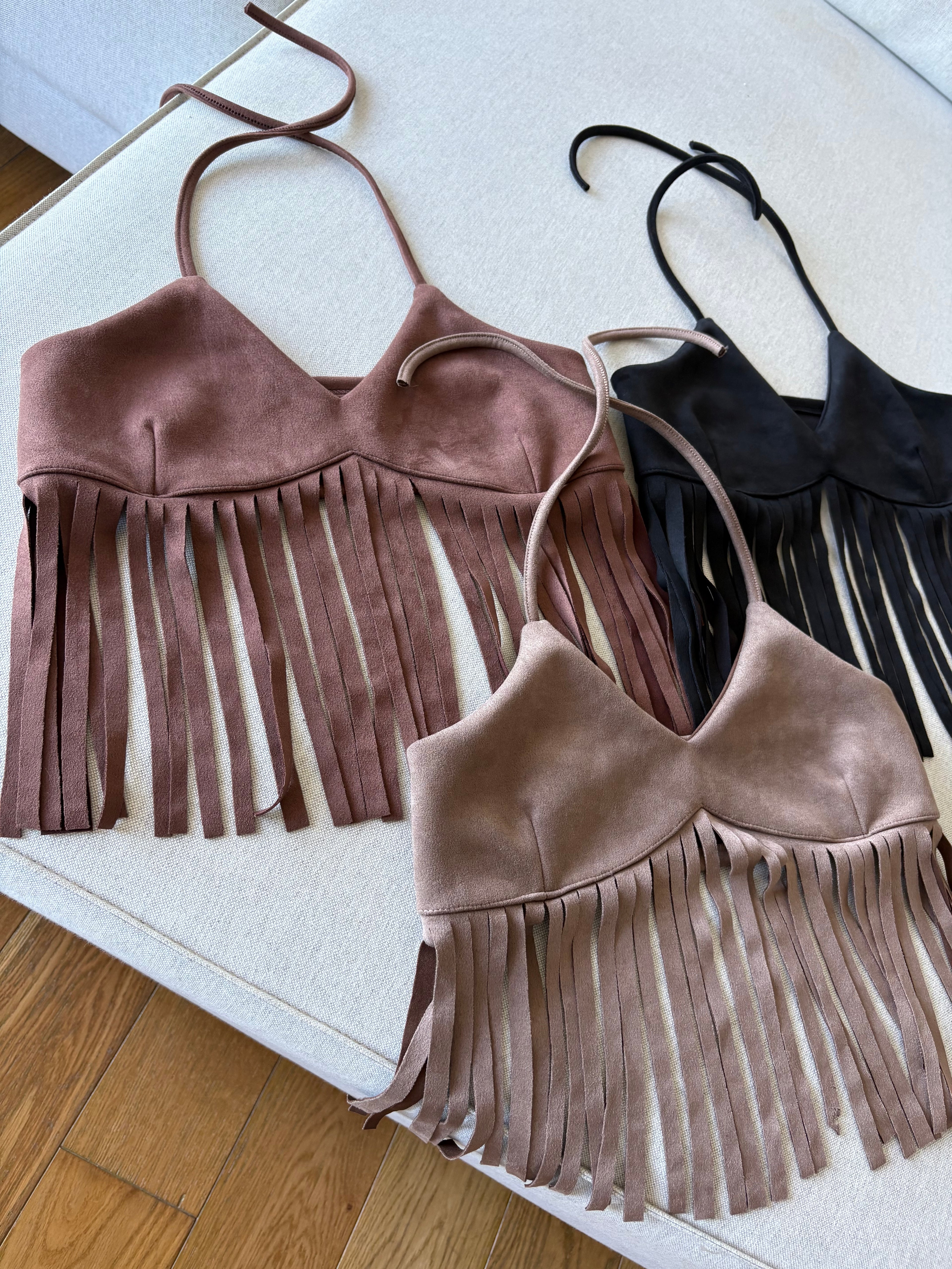 Top Boho Gamuza