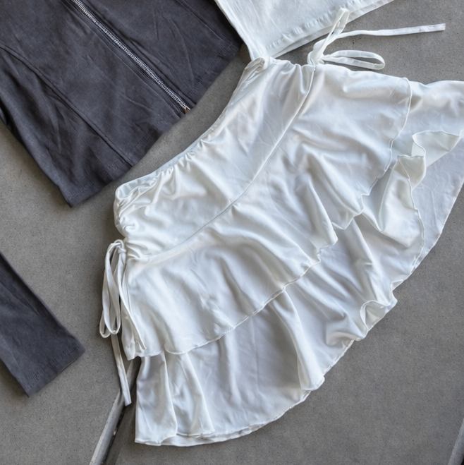 Pollera Blanca Aura