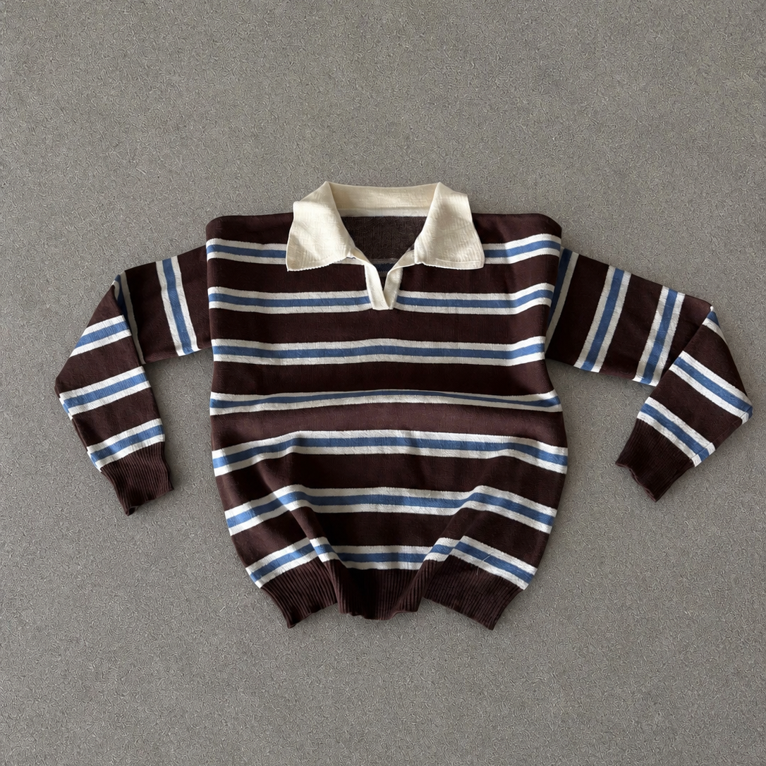Sweater Polo Rayado Vintage
