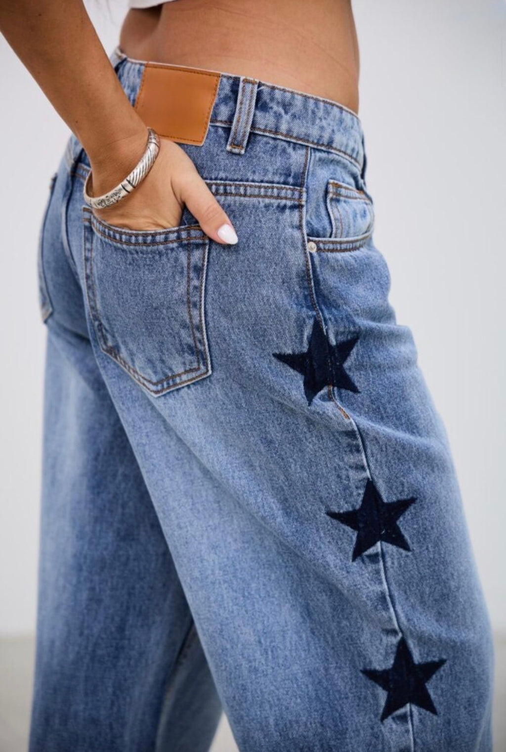 Jean Wide Leg Tiro Bajo Star