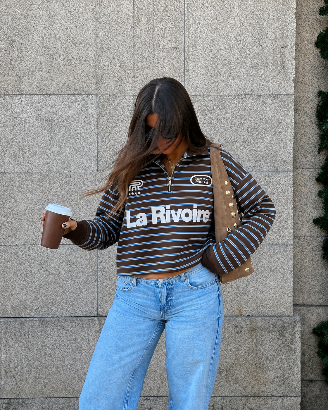 Buzo Crop Rayado La Rivoire