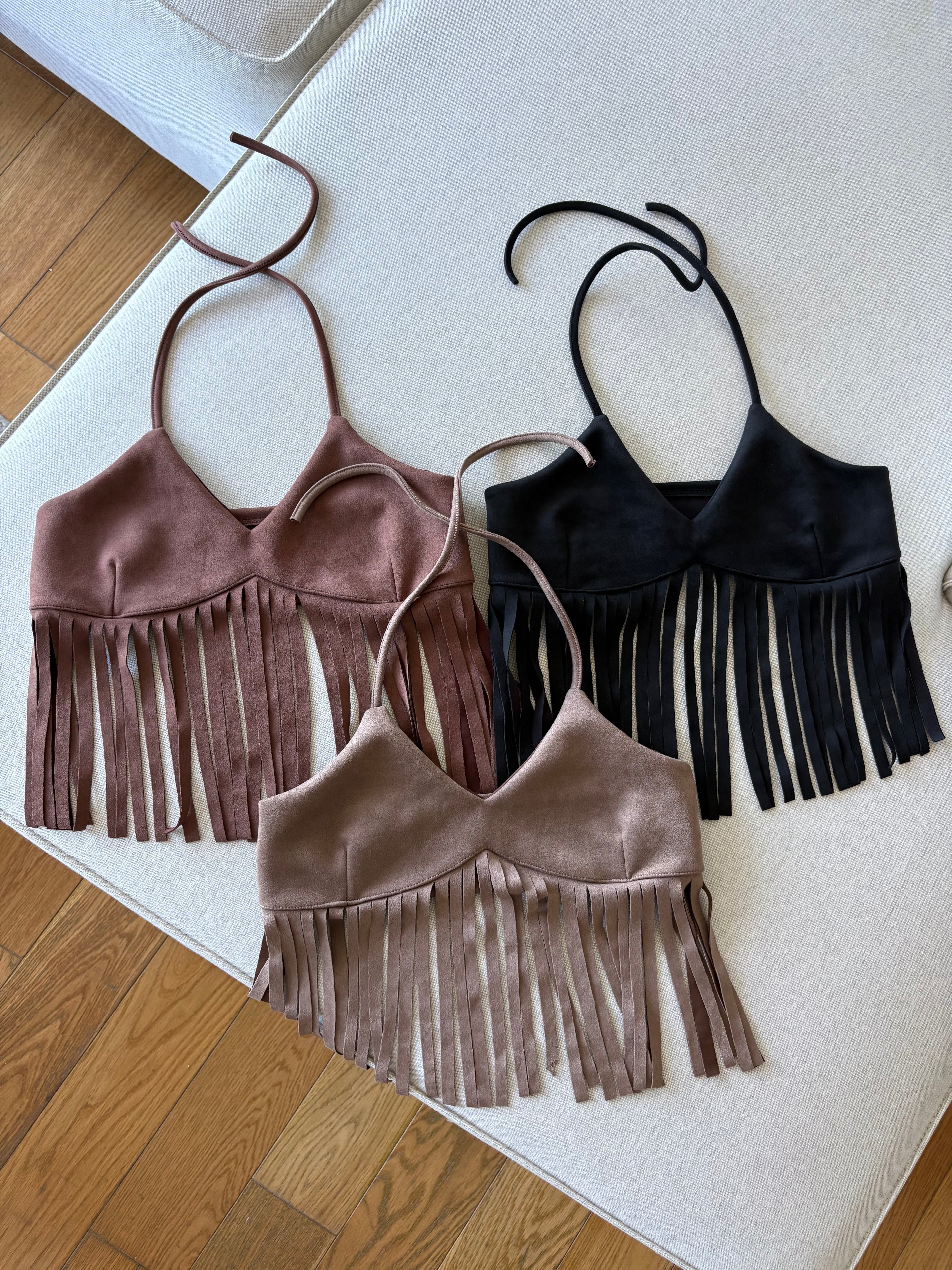Top Boho Gamuza