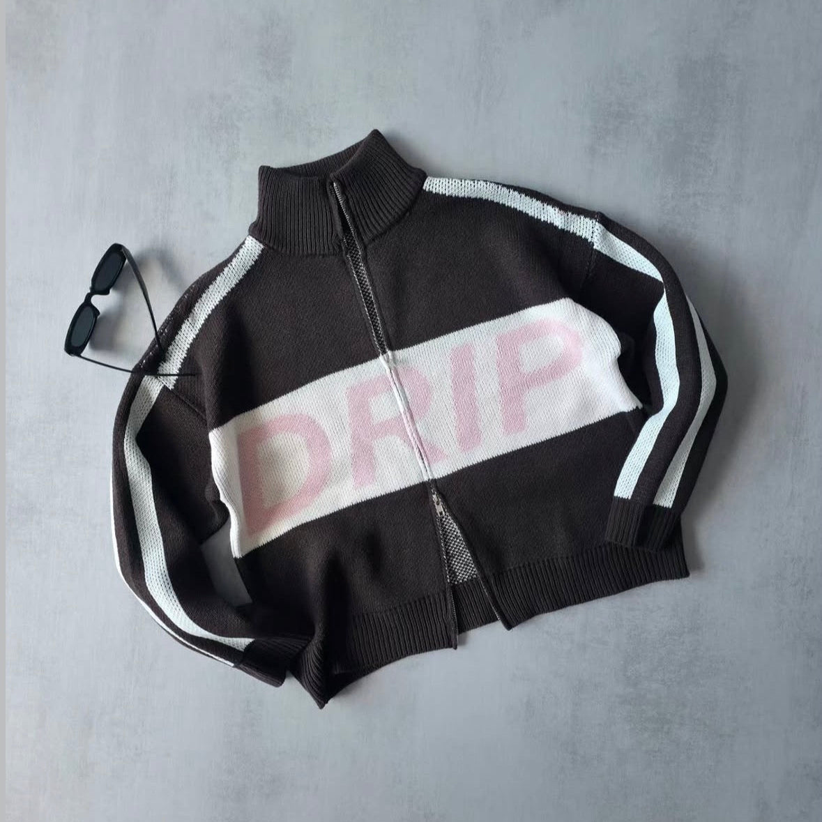 Campera DRIP Studios Mocha Pink Knit