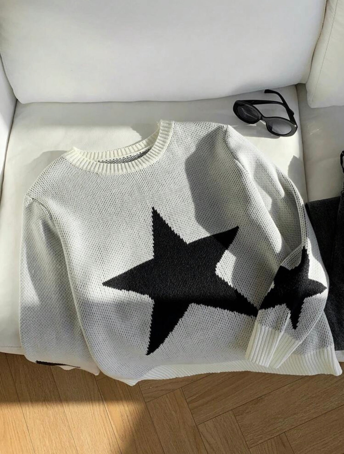 Sweater Star Knit Oversize