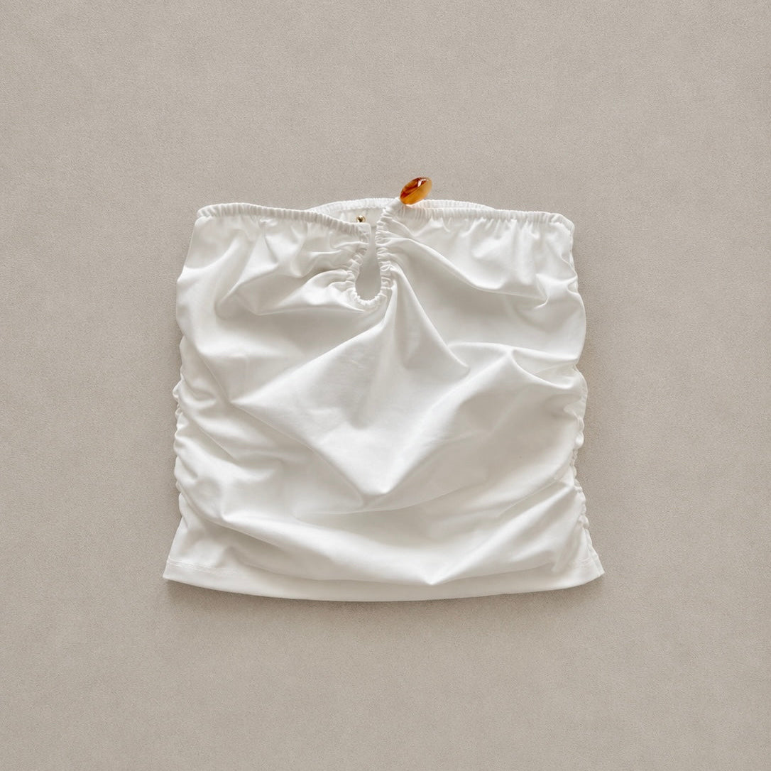 Strapless Siena White