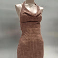 Vestido Chocolate Backless