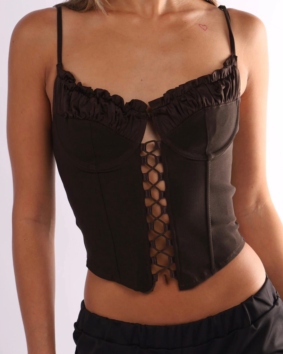 Corset Choco Lace