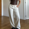 Wide Leg Bone Tiro Bajo