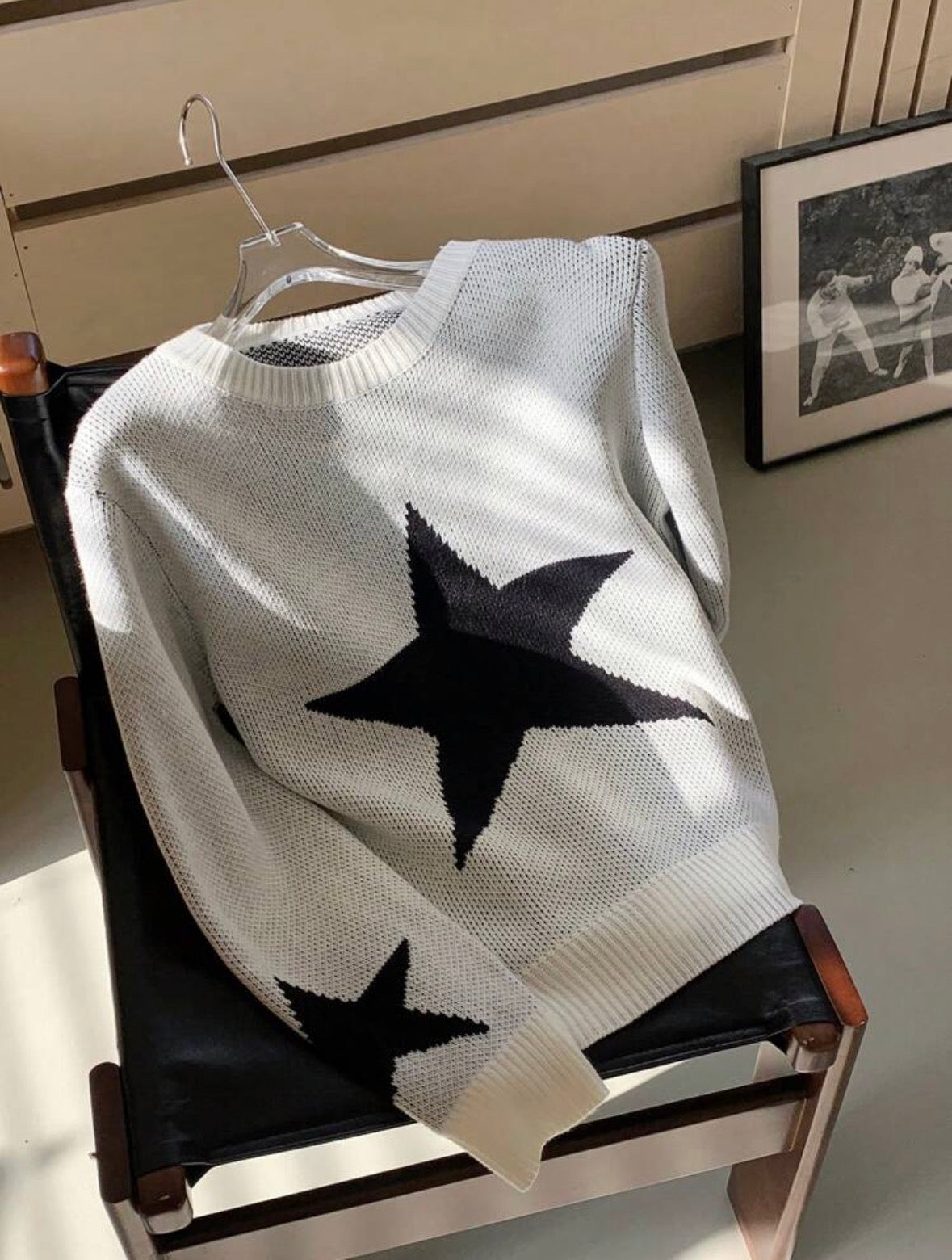 Sweater Star Knit Oversize