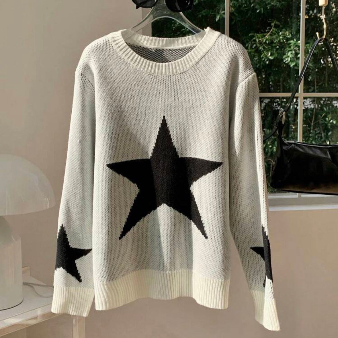 Sweater Star Knit Oversize