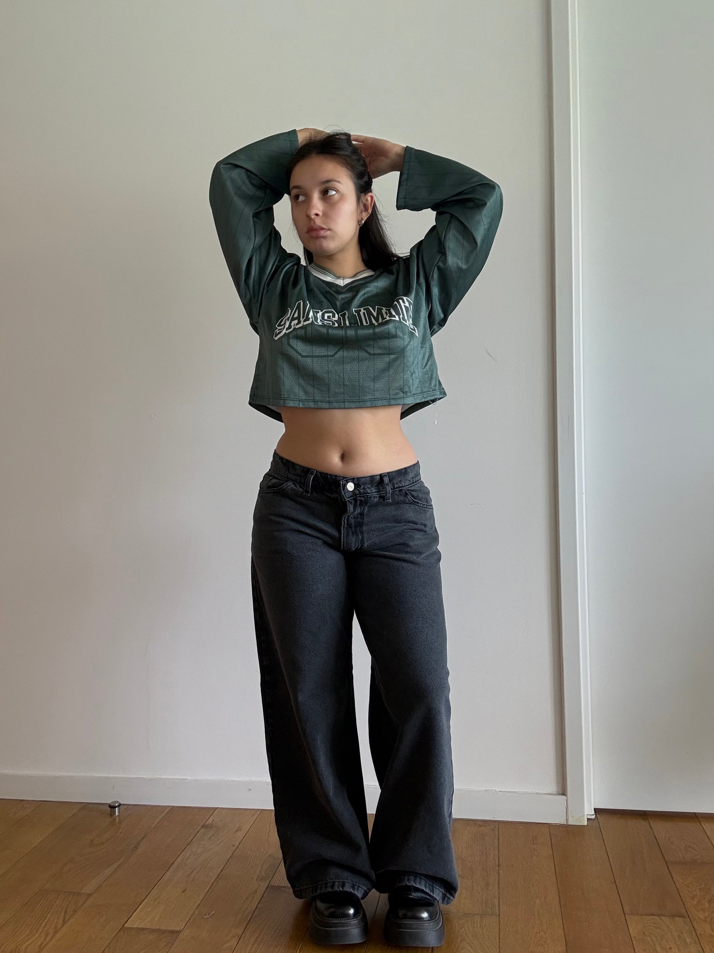 Wide Leg Midnight Tiro Bajo