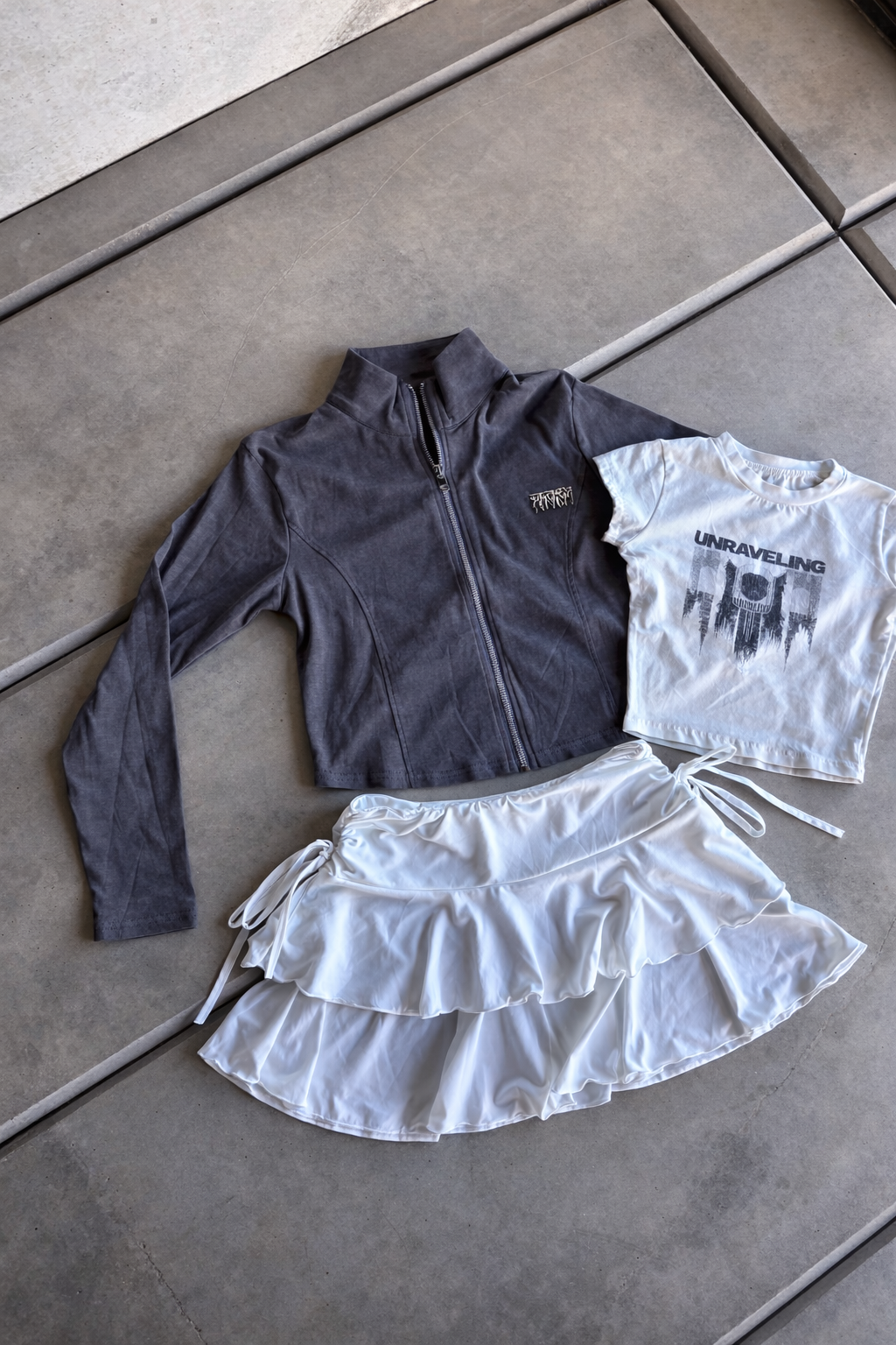 Campera trendy Gris