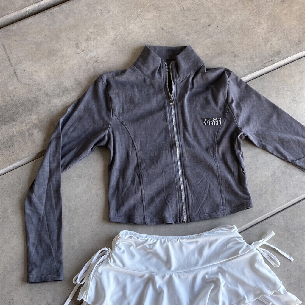 Campera trendy Gris