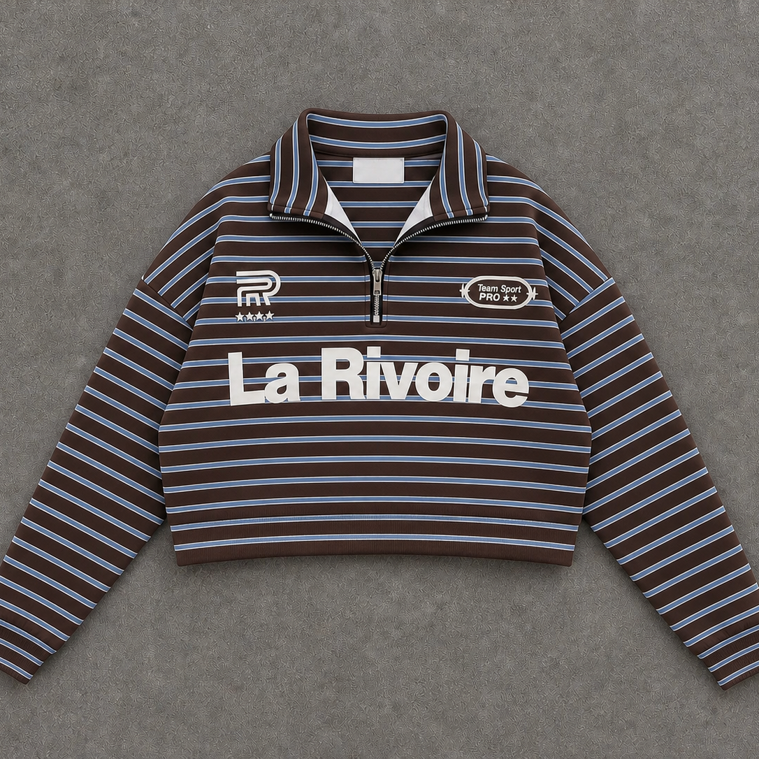 Buzo Crop Rayado La Rivoire
