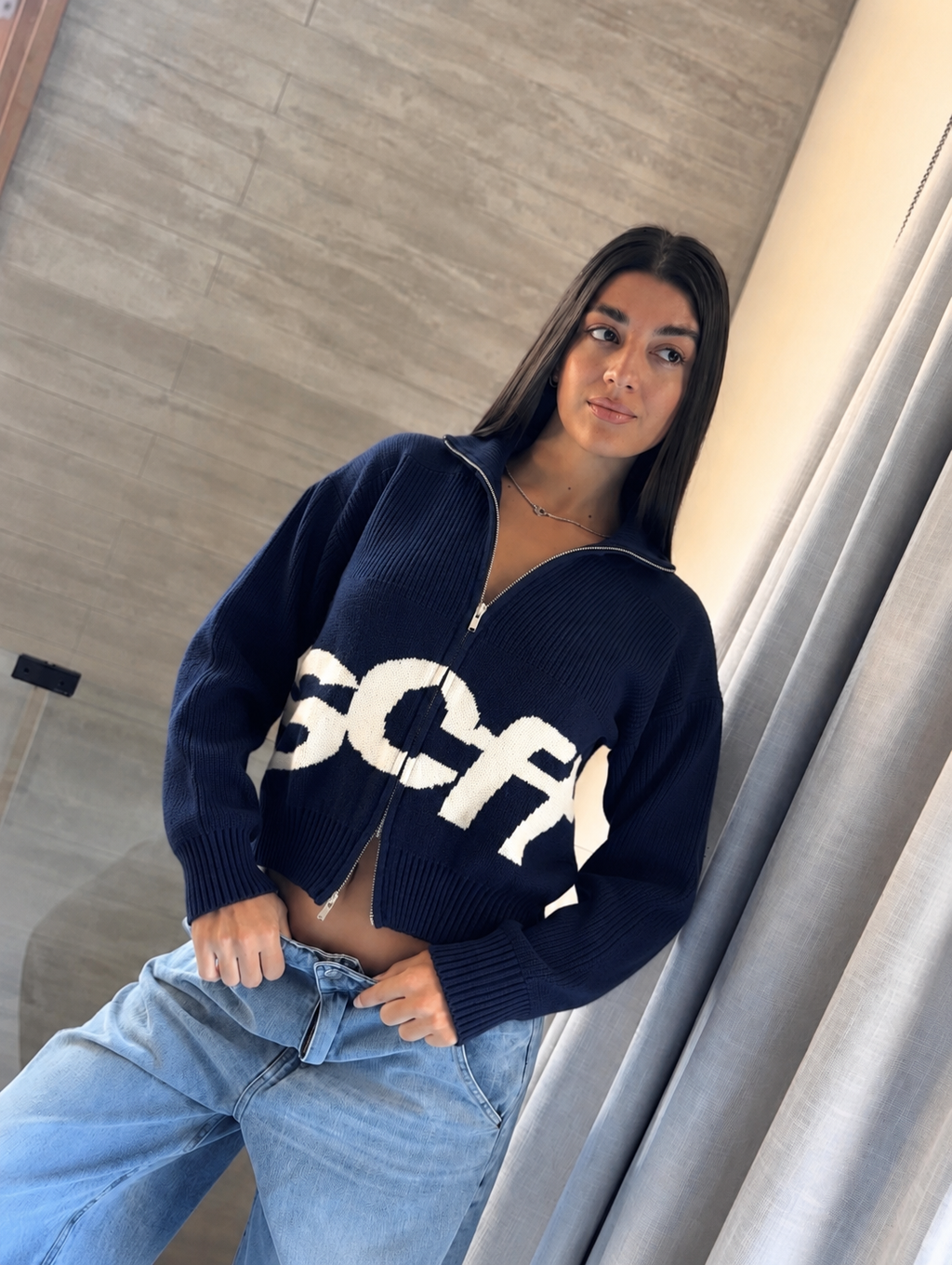Campera Knit SCFF Blue
