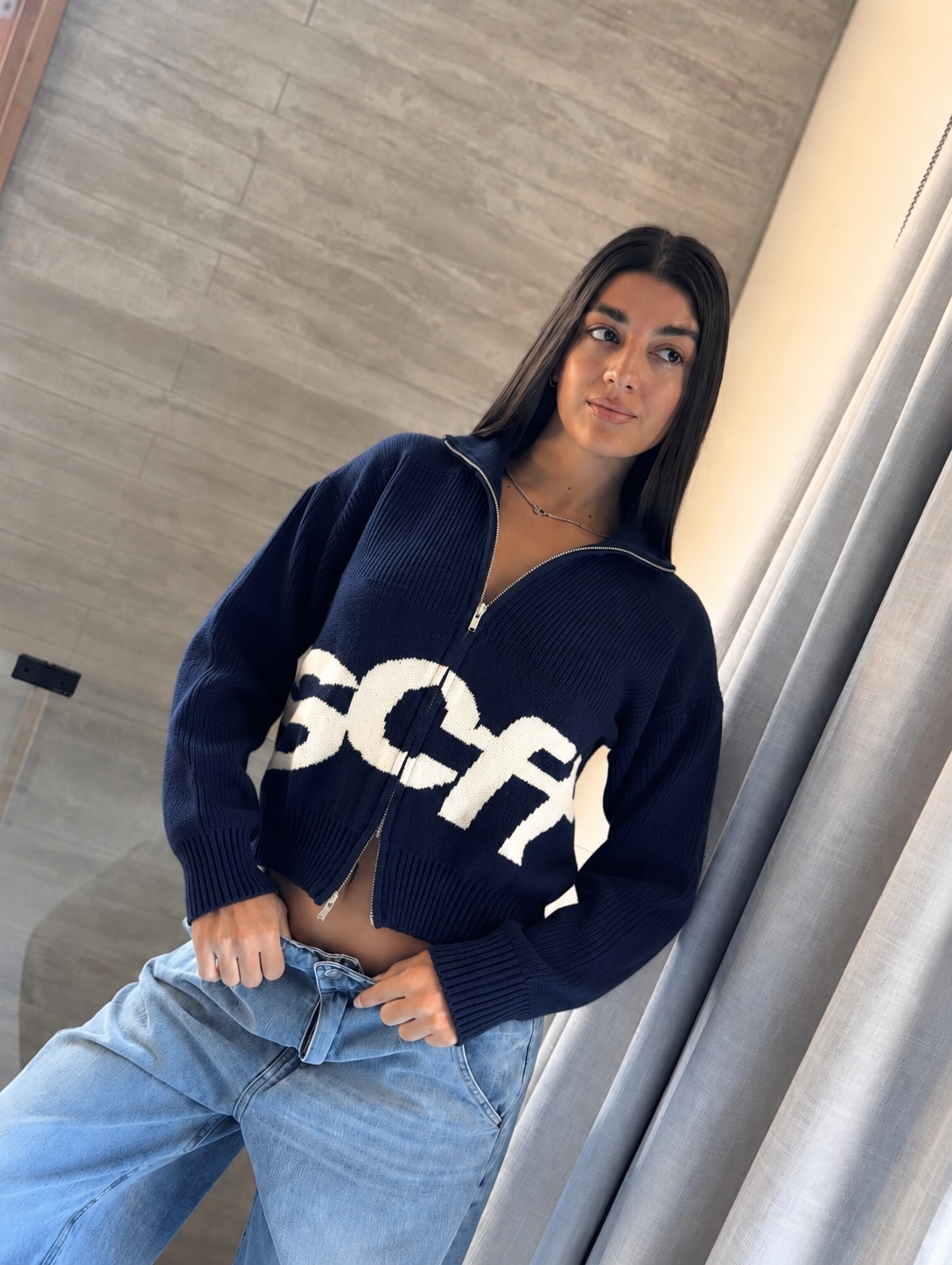 Campera Knit SCFF Blue