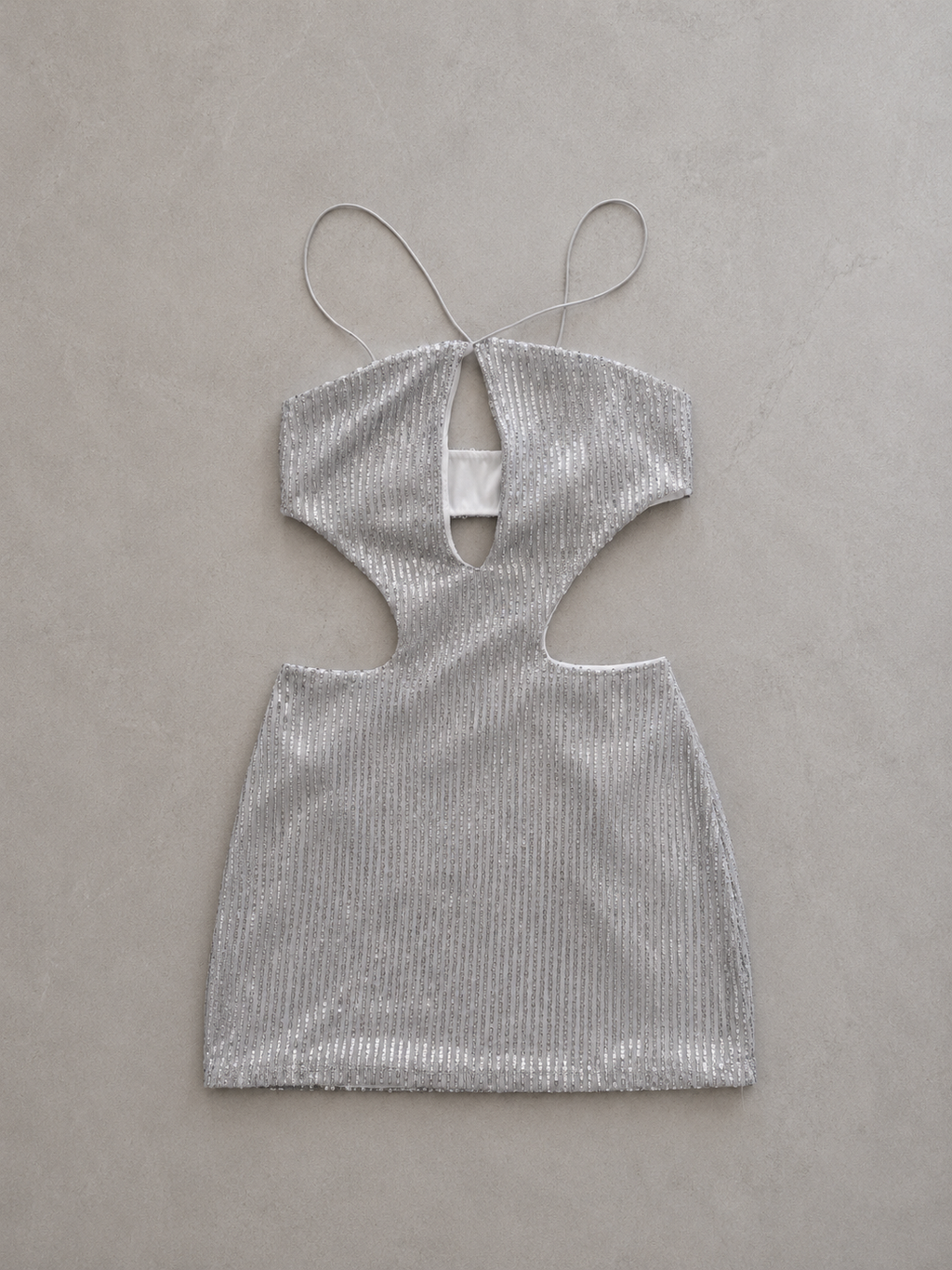 Vestido Silver Glow