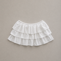 Pollera Short Volados White