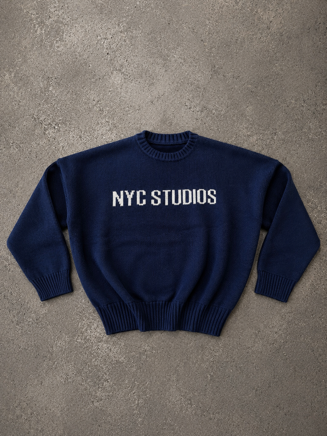 Sweater Tejido NYC Studios Navy