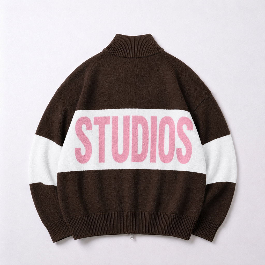 Campera Tejida Studios Brown