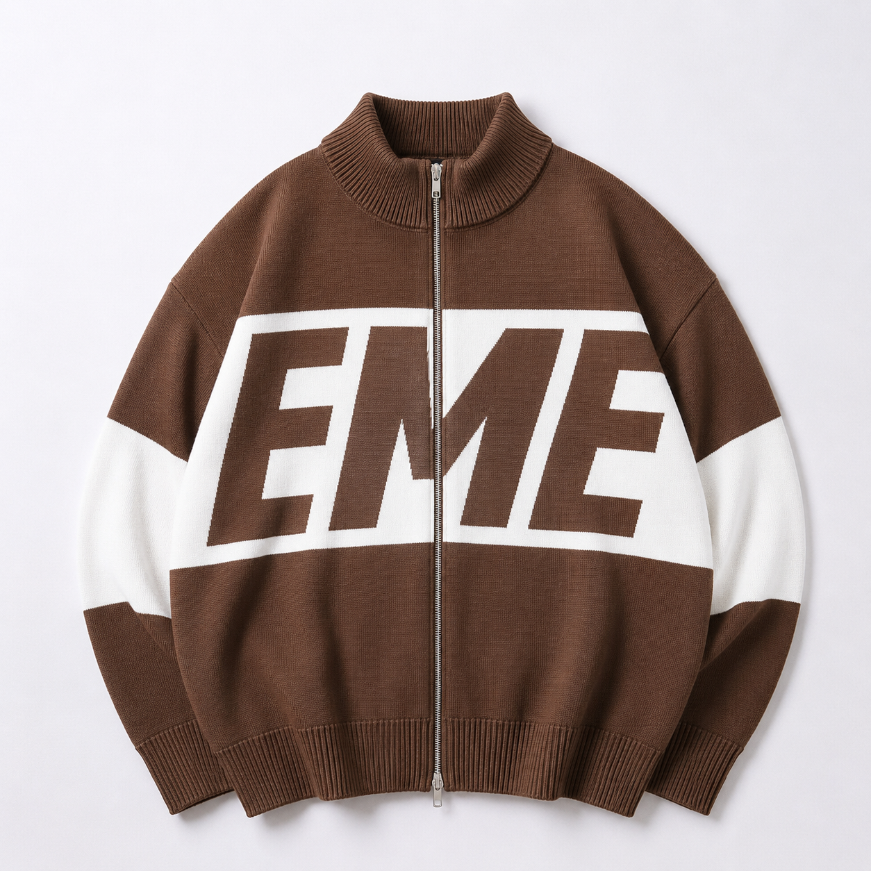 Campera Tejida EME Chocolate